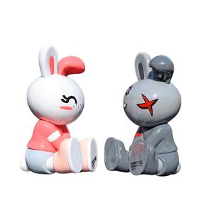 KAKTUS汽车车载兔子摆件公仔