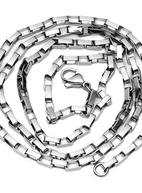 LUXTA钛钢盒子项链潮嘻哈