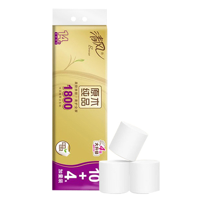 清风卷纸卫生纸家用实惠装1800g