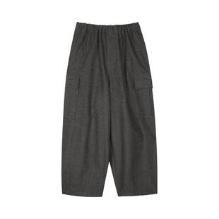 蓬马大童长裤子工装束脚棉质绒感秋冬装男女儿童pomme de terre