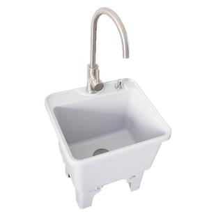 PP塑料拖把池卫生间拖布池阳台家用墩布池洗拖把池子轻便可以移动