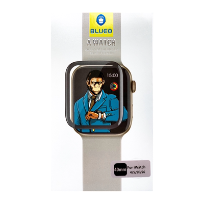 蓝猩手表膜苹果全覆盖高清钢化膜