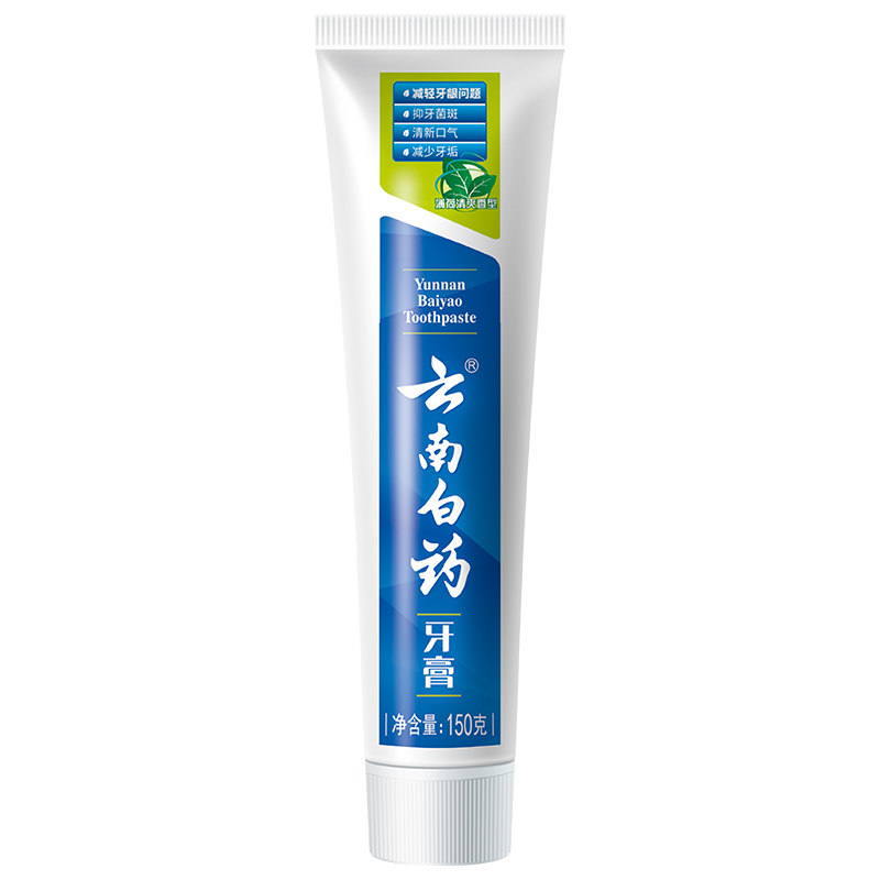 云南白药牙膏薄荷香型150g正品