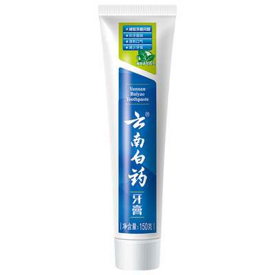 云南白药牙膏薄荷香型150g正品