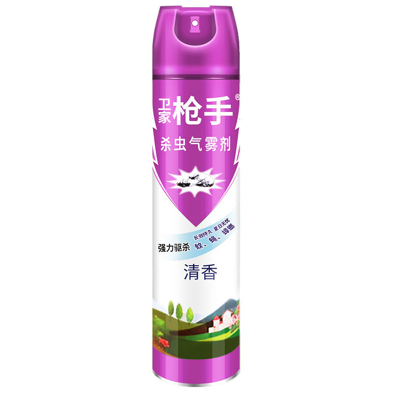 卫家枪手杀虫剂家用室内无毒气雾剂除蟑螂药苍蝇灭蚊子喷雾剂强力