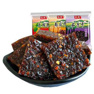 南瓜干江西特产零食特辣微辣小包袋装豆豉粿酱菜干小吃依夫茄子干