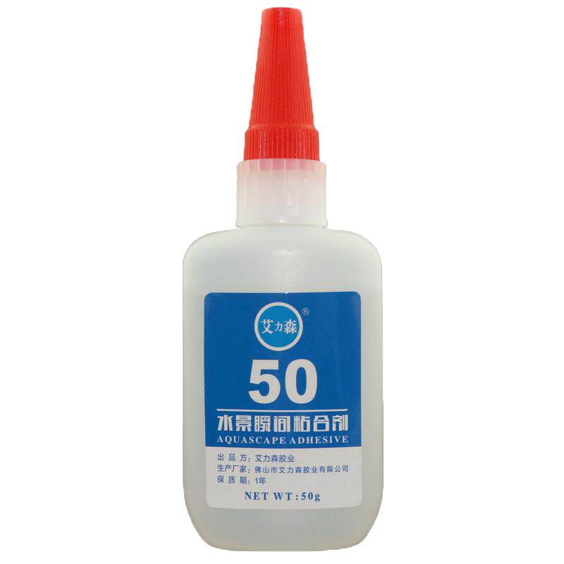 造景骨架胶粘沉木杜鹃根粘石头水草莫斯胶鱼缸水景专用50快干胶水