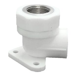 ppr水管配件热熔加厚带底座内丝弯头4分2025明装固定家用管件接头