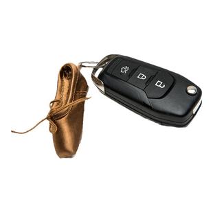 Sansha 法国三沙 手工芭蕾舞蹈足尖鞋小饰品迷你鞋子钥匙链钥匙扣