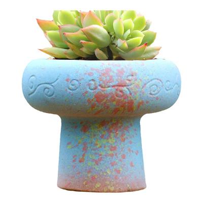 网红火锅陶瓷中小号花盆蘑菇盆