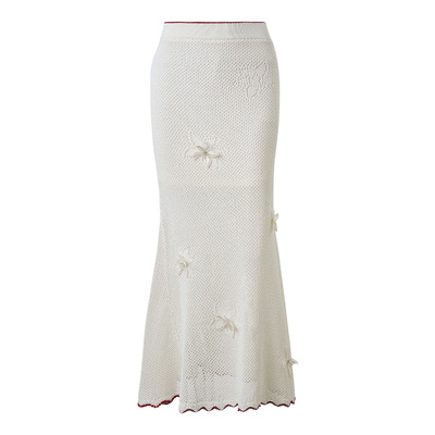 【SARA同款】MAXRIENY度假风鱼尾半裙2025春季新款修身长裙气质感