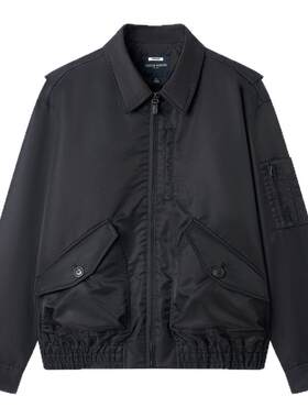 TeenieWeenie小熊男装2026年春立体袋拉链微阔夹克通勤棉服外套