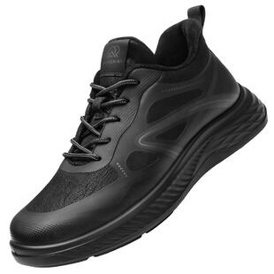 强人3515棉鞋男冬季保暖加绒鞋运动休闲鞋黑色通勤二棉棉鞋2025潮