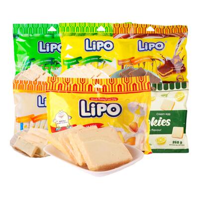 Lipo越南进口奶香面包干