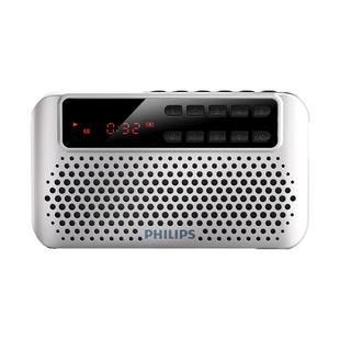 飞利浦便携插卡音箱音乐播放器老人专用迷你收音机随身听评书唱戏