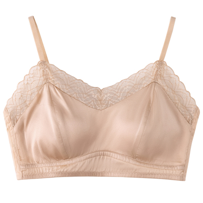 有致法式无钢圈真丝桑蚕丝内衣