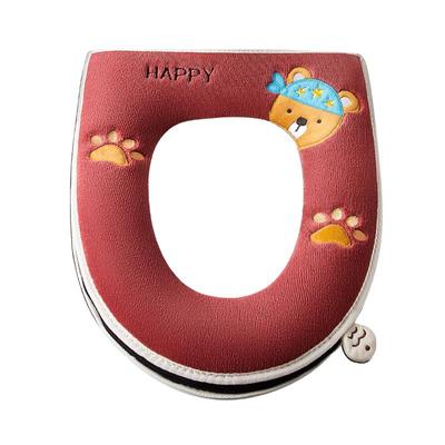马桶坐垫四季通用坐便套垫圈子家用冬季座圈款防水拉链款可爱冬天