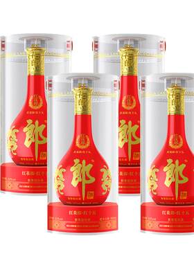 郎酒陈酿15红花郎十五500ml*4瓶