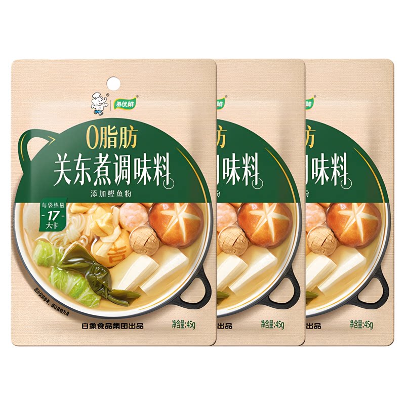 白象0脂松茸关东煮汤料