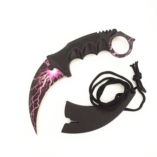 CSGO游戏周边爪子刀实体手办实物模型未开刃鹰爪刀多普勒传说宝石