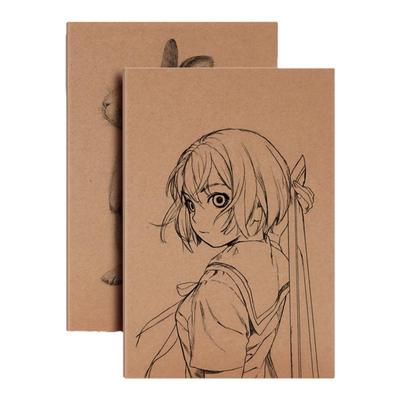 A4超厚牛皮纸笔记本加大本子