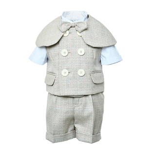 男童礼服儿童西装套装三件套燕尾帅气花童英伦小西服男宝宝周岁