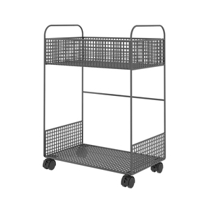 桌下置物架带轮移动小推车教室书桌旁多层书本收纳架学生落地书架