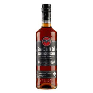 【官方正品】百加得Bacardi黑朗姆酒烘焙rum500ml洋酒基酒调酒