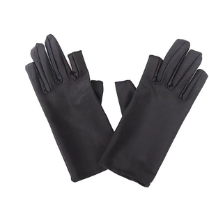 春秋款清爽防晒露指手套高弹舒适登山游玩采茶通勤防晒手套