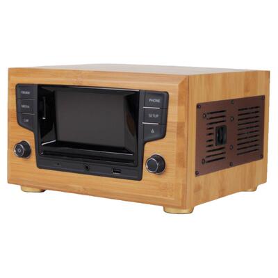 英国实木迷你hifi功放usbcd机