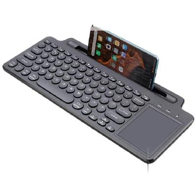 带卡槽无线蓝牙键盘触控手机平板