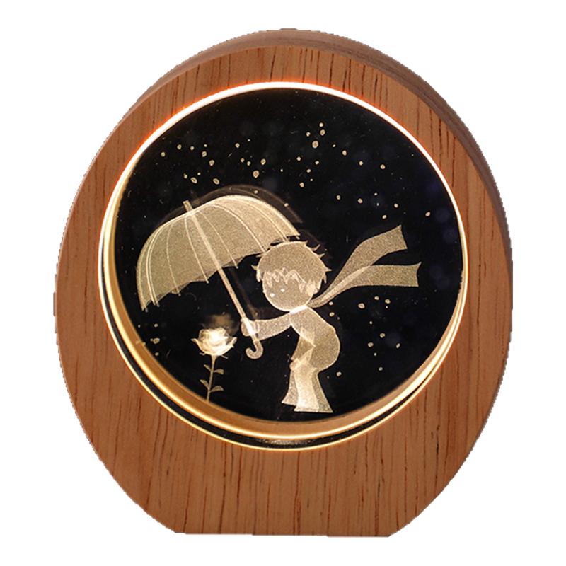 月球太阳星空海豚水母小摆件