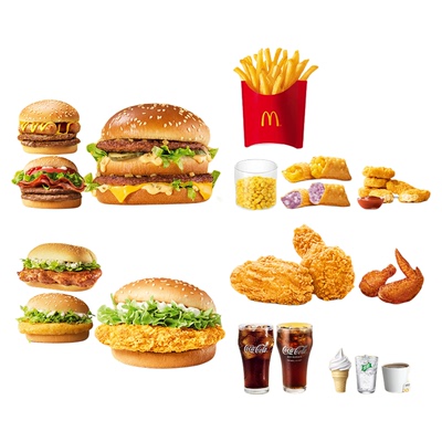 【不填写陌生号码】麦当劳 鸡牛双拼双人餐 单次券【谨防诈骗】