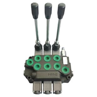液压多路阀zd102手动换向阀ZT12过桥阀分配器双向油路开关液压阀