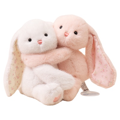 【官方正版】拥抱贴贴小兔子玩偶