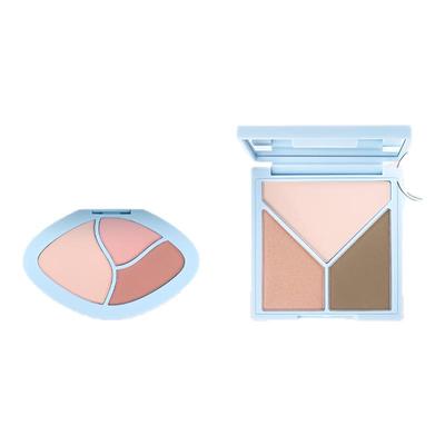 蓝玛纯净套装高光修容盘+腮红盘