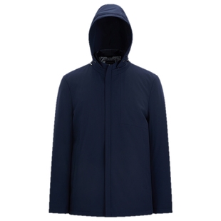 雅戈尔男士鹅绒羽绒服冬季新款商务中青年拆卸帽轻薄保暖夹克外套