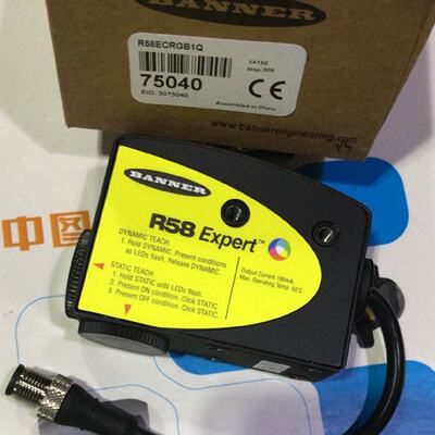 议价R58ECRGB1Q 美国邦纳BANNER色标传感器R58ECRGB1Q 全新原装正
