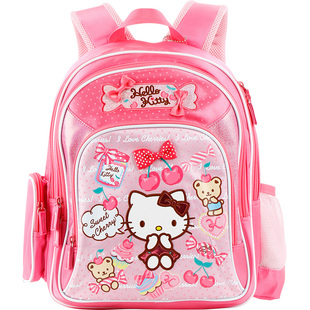 三丽鸥哈喽Kitty凯蒂猫书包女童小学生一年级女孩儿童幼儿园双肩