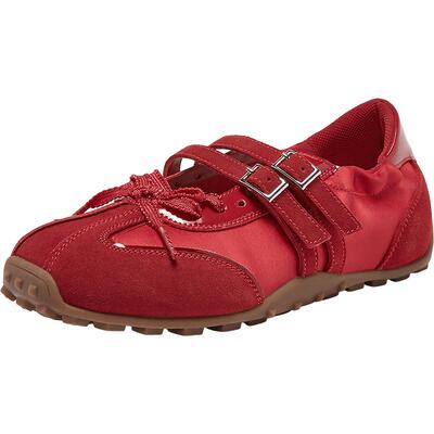 百思图夏季新款增高玛丽珍芭蕾鞋