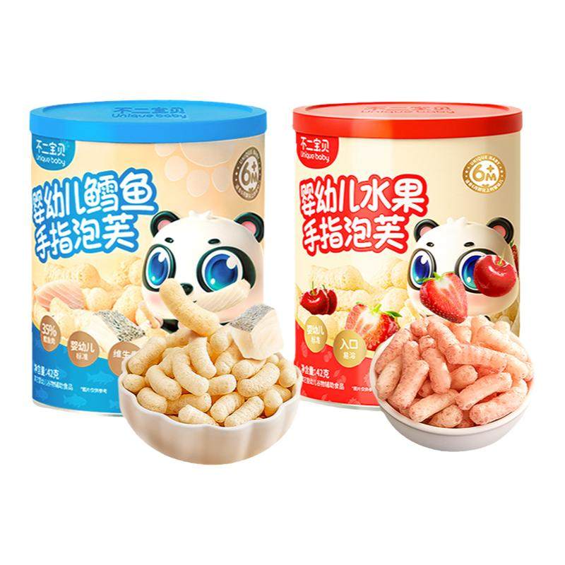 不二宝贝婴幼儿手指泡芙宝宝辅食