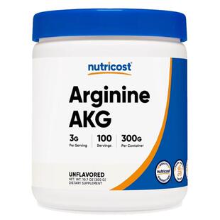 美国原装Nutricost AKG补充剂粉剂α-酮戊二酸抗衰Arginine AKG