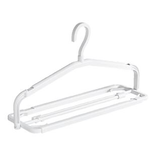 日本大衣架晒被子床单家用可伸缩杆加长大号阳台晾晒被套浴巾神器