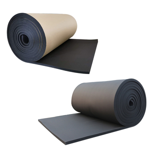 橡塑板保温棉隔热棉管道隔音棉空调保温自粘高密度风管橡塑海棉