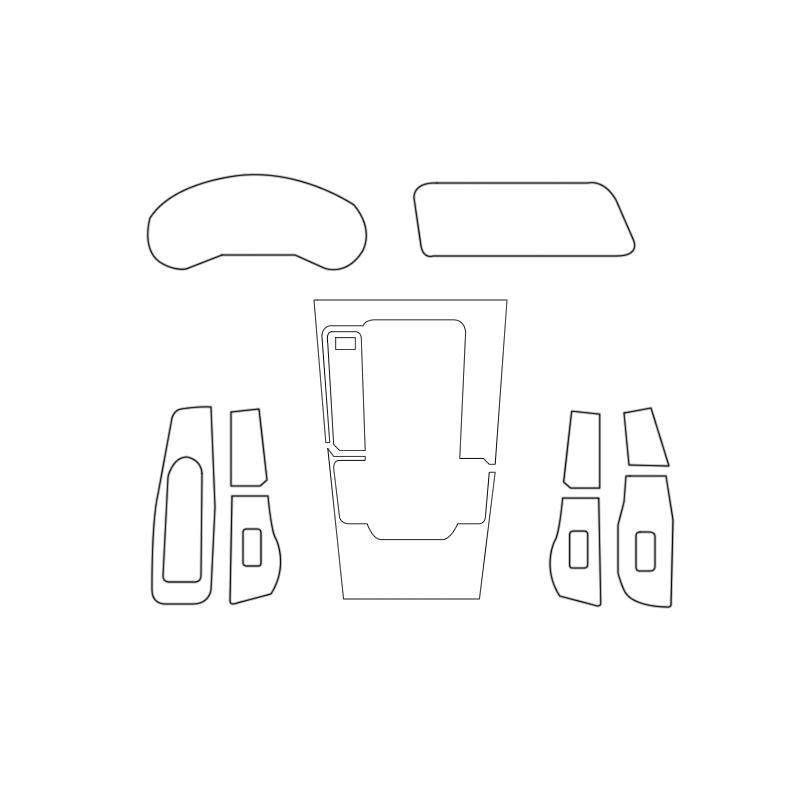 适用于马自达3昂克赛拉内饰保护膜CX30/CX5中控贴导航屏幕钢化膜