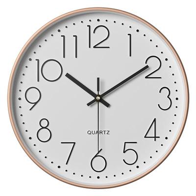 泽涛现代简约家用挂墙石英钟新款