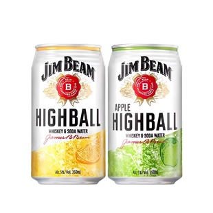 三得利金宾嗨棒波本威士忌配制酒原味柠檬苹果预调鸡尾酒350ml