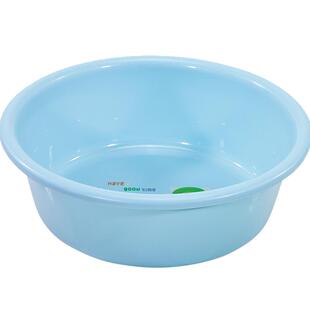 茶花脸盆洗手洗衣盆洗脸盆洗菜盆塑料盆加厚卷边洗手盆加大尺寸