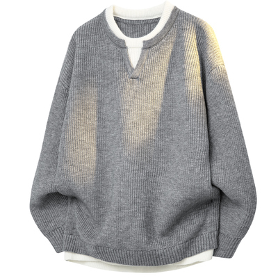 班尼路SK圆领针织衫男士秋季新款