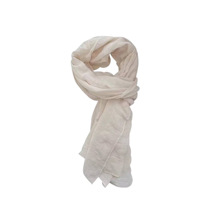 秋冬新款复古褶皱围巾女故事氛围感薄款丝巾川西云南拍照披肩围脖